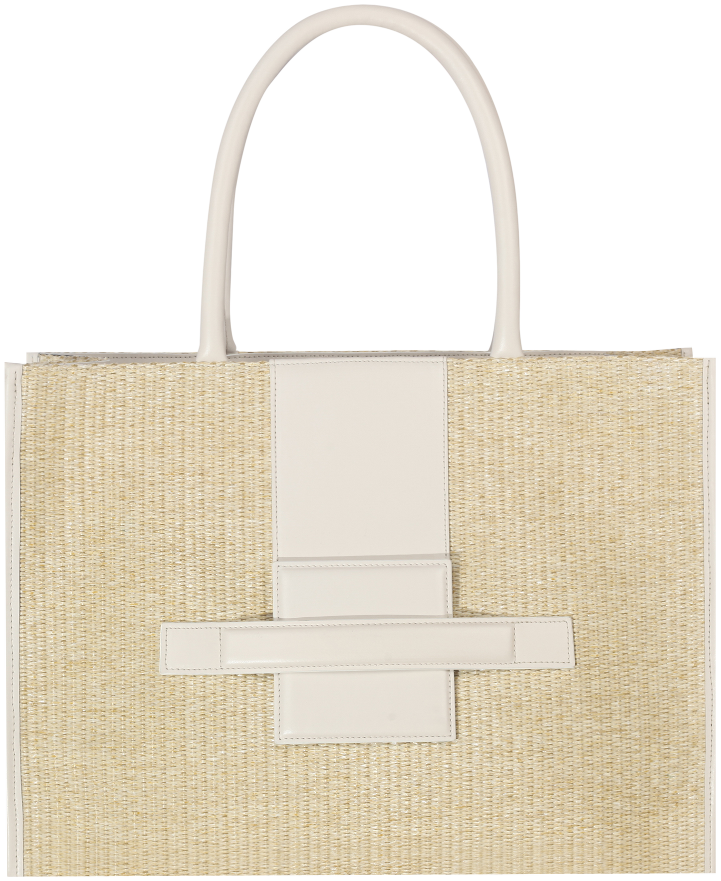 BO Tote Raffia-White 