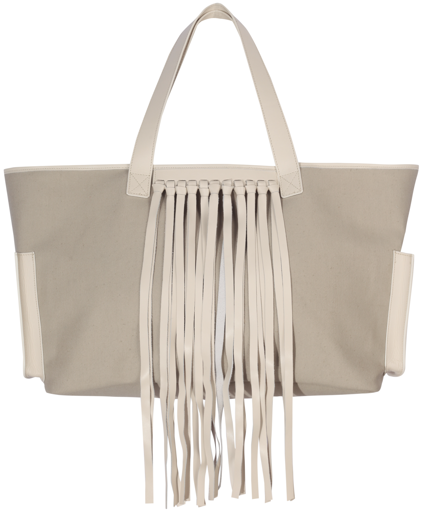 Bianca Tote Grey-Cream 