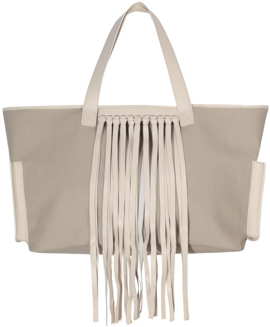 Bianca Tote Grey-Cream