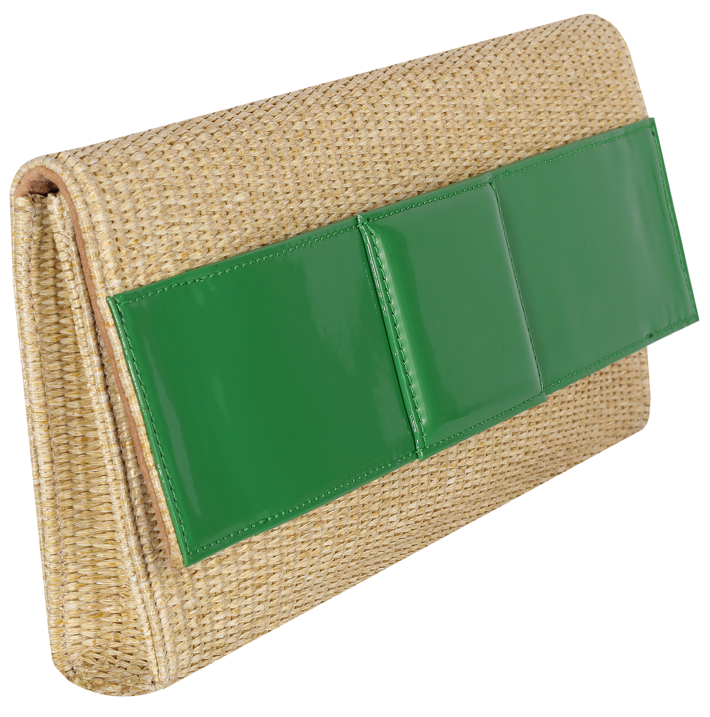 Sienna Clutch Raffia/Green