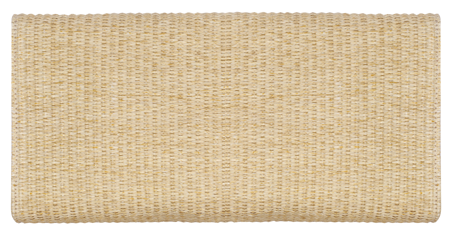 Sienna Clutch Raffia/Orange