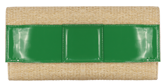 Sienna Clutch Raffia/Green